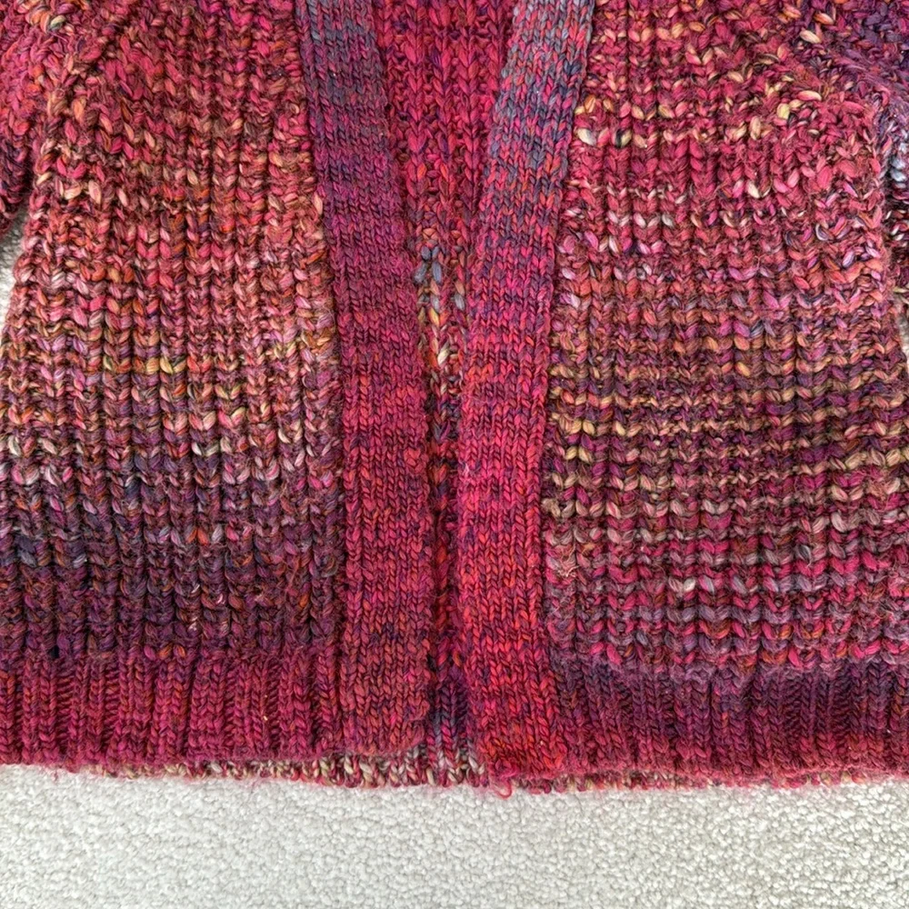 Gymboree Red, Pink & Purple Open-Knit Sweater